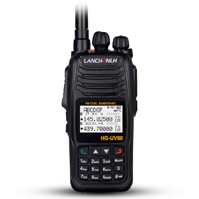 Walkietalkie de radio de dos segmentos UV de aviación Bluetooth