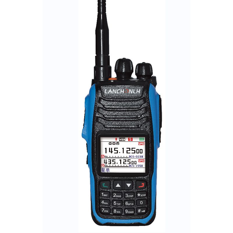 Walkie Talkie con radio Bluetooth 5W incorporado de dos secciones